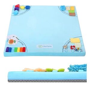 Baby Play Unique Crawling Mat 4 Sensory Zones Motor Skills Non-Slip Cushioned